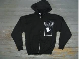 ELVIS PRESLEY- Zipper Hoodie - Two Sided Print